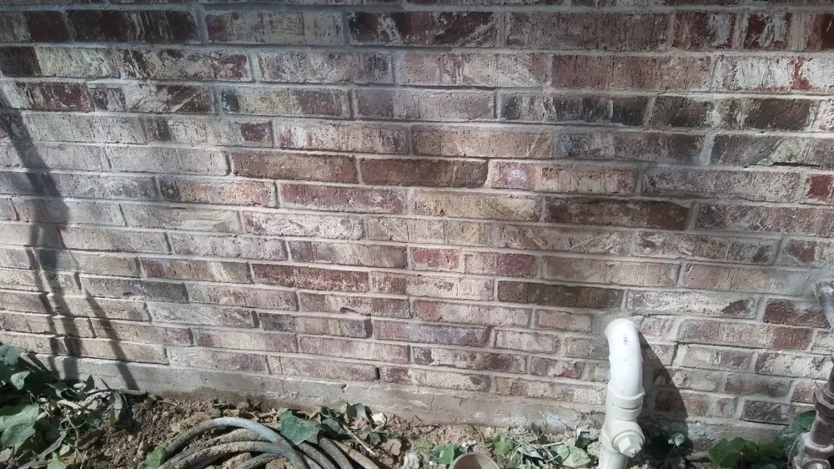 After: Brick patch work repair