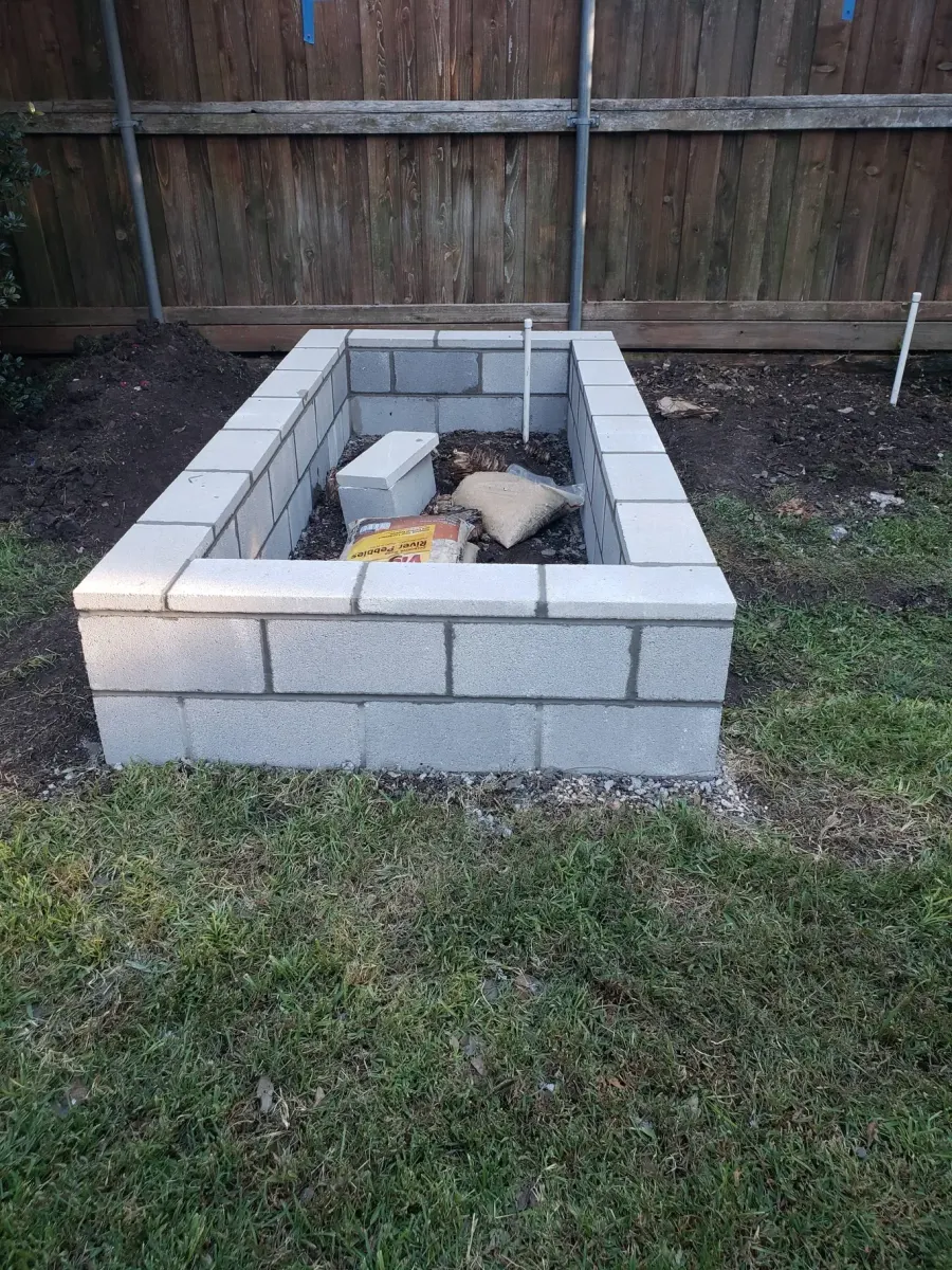 Custom stone planter